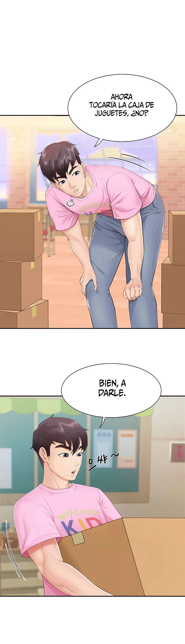 Madres en la cafetería para Niños Capitulo 1 página 59