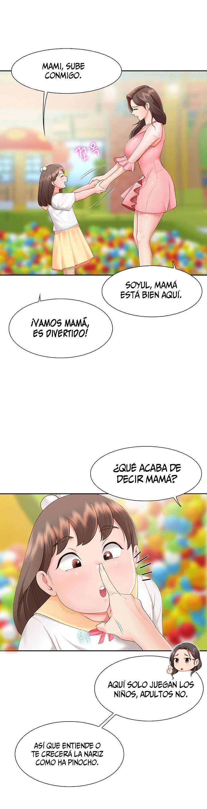 Madres en la cafetería para Niños Capitulo 1 página 68