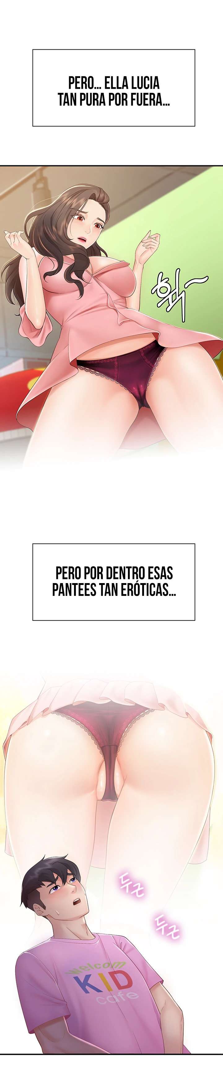Madres en la cafetería para Niños Capitulo 2 página 16