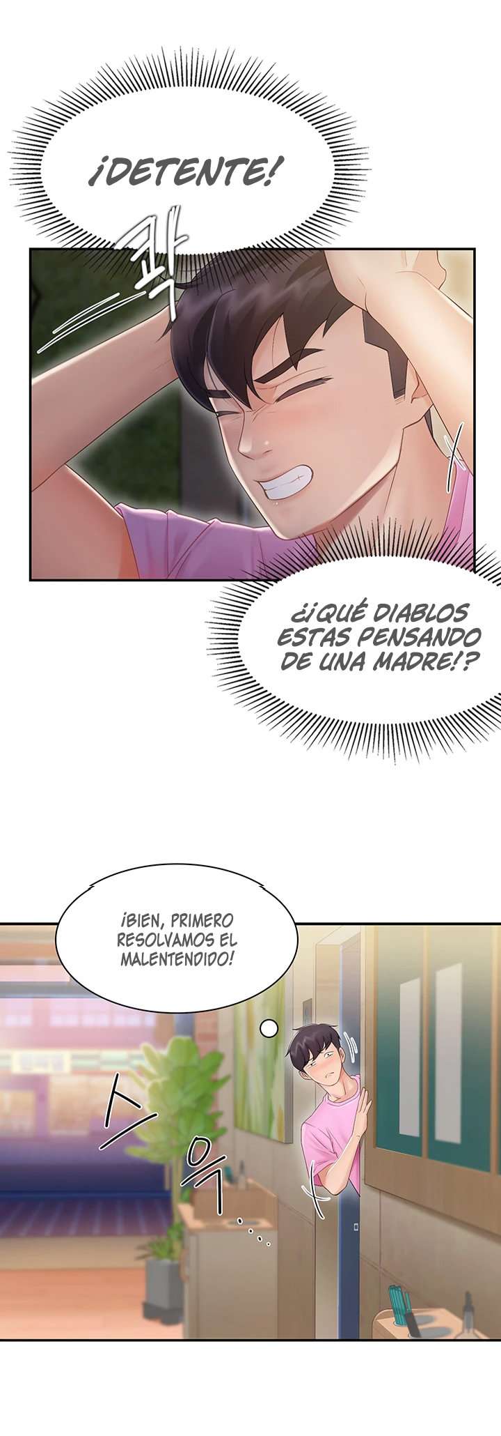 Madres en la cafetería para Niños Capitulo 2 página 17