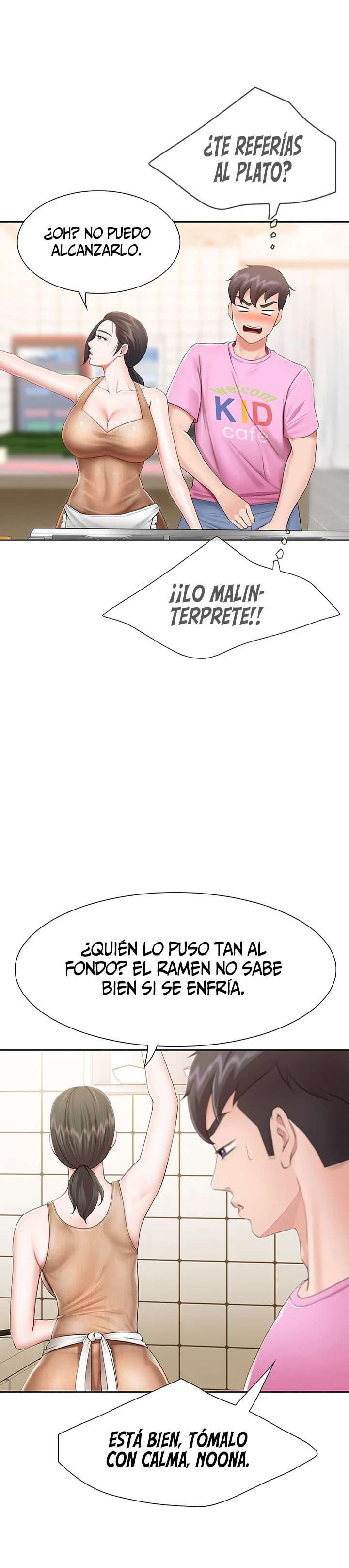 Madres en la cafetería para Niños Capitulo 3 página 17