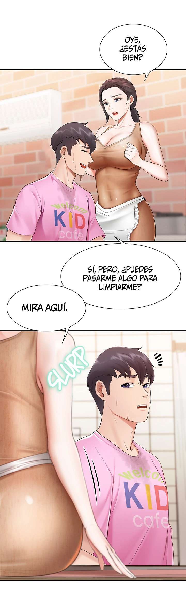 Madres en la cafetería para Niños Capitulo 3 página 27