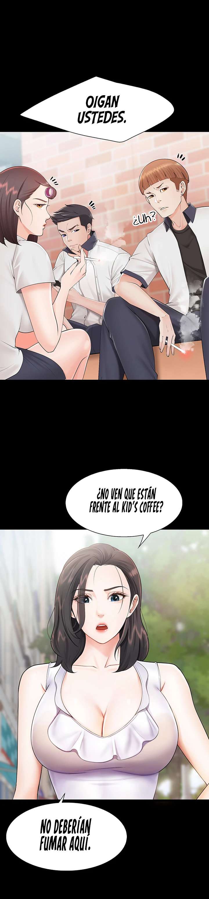 Madres en la cafetería para Niños Capitulo 3 página 34