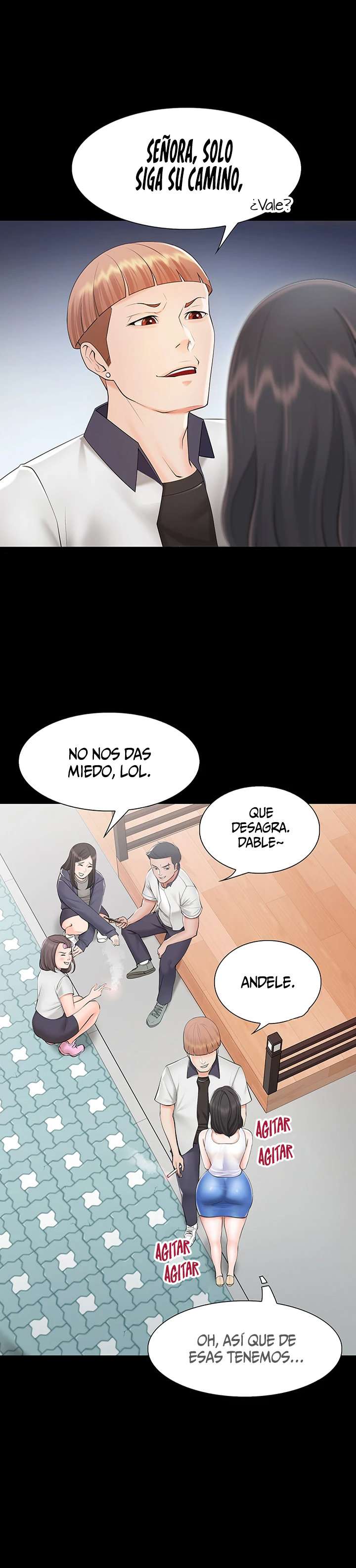 Madres en la cafetería para Niños Capitulo 3 página 38