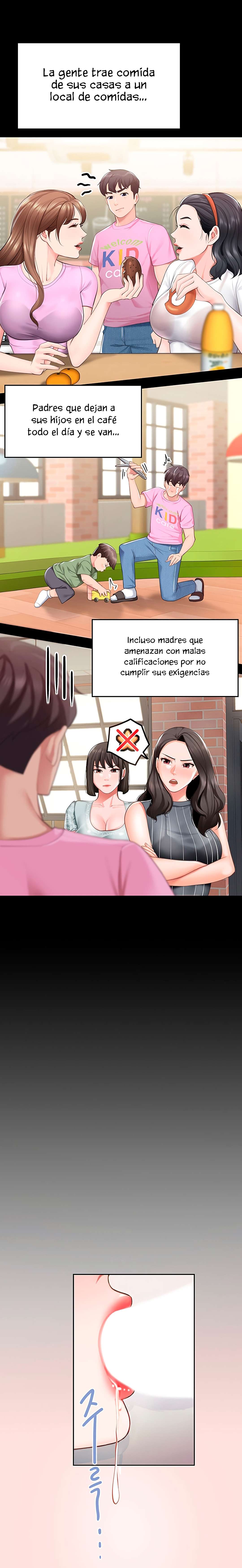 Madres en la cafetería para Niños Capitulo 5 página 18