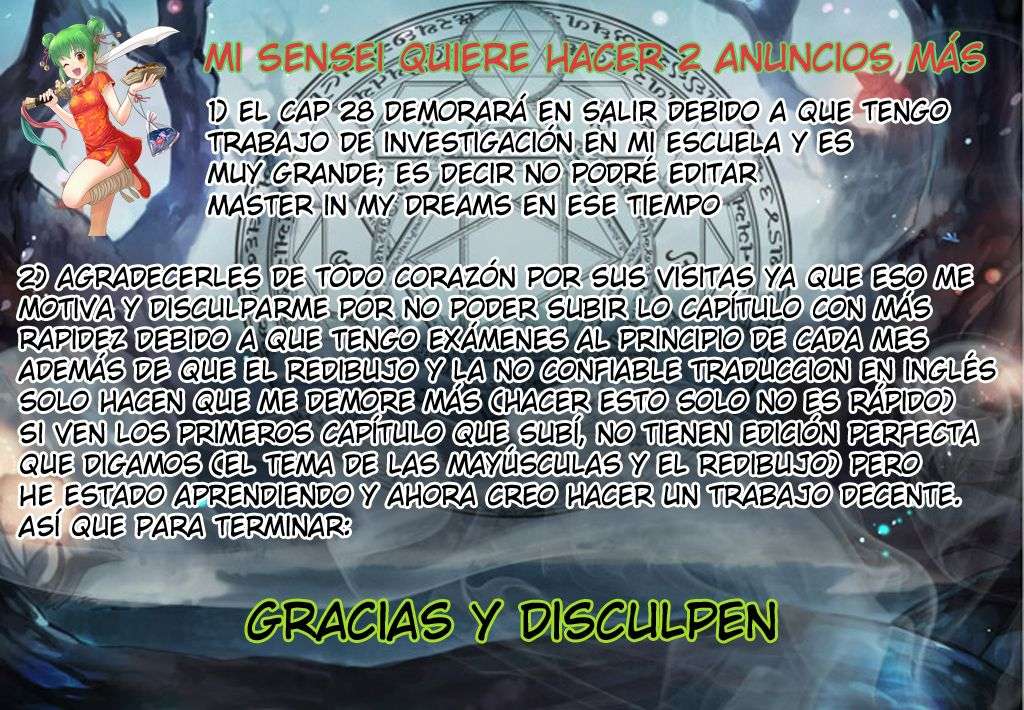 Master In My Dreams Capitulo 27 página 22