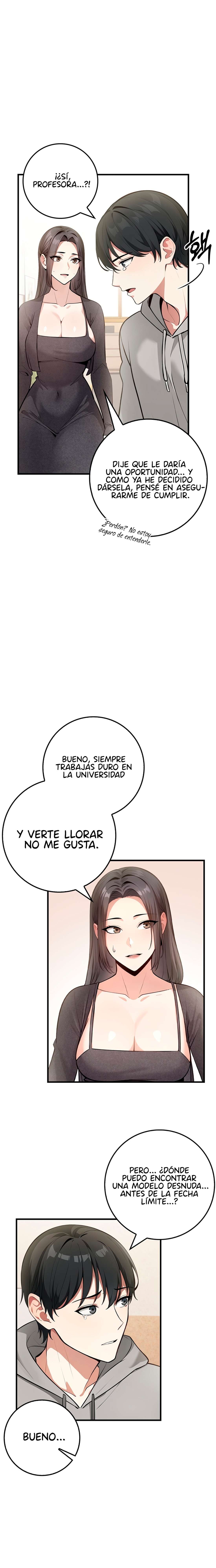 La Profesora y el Artista de Desnudos Capitulo 1 página 10