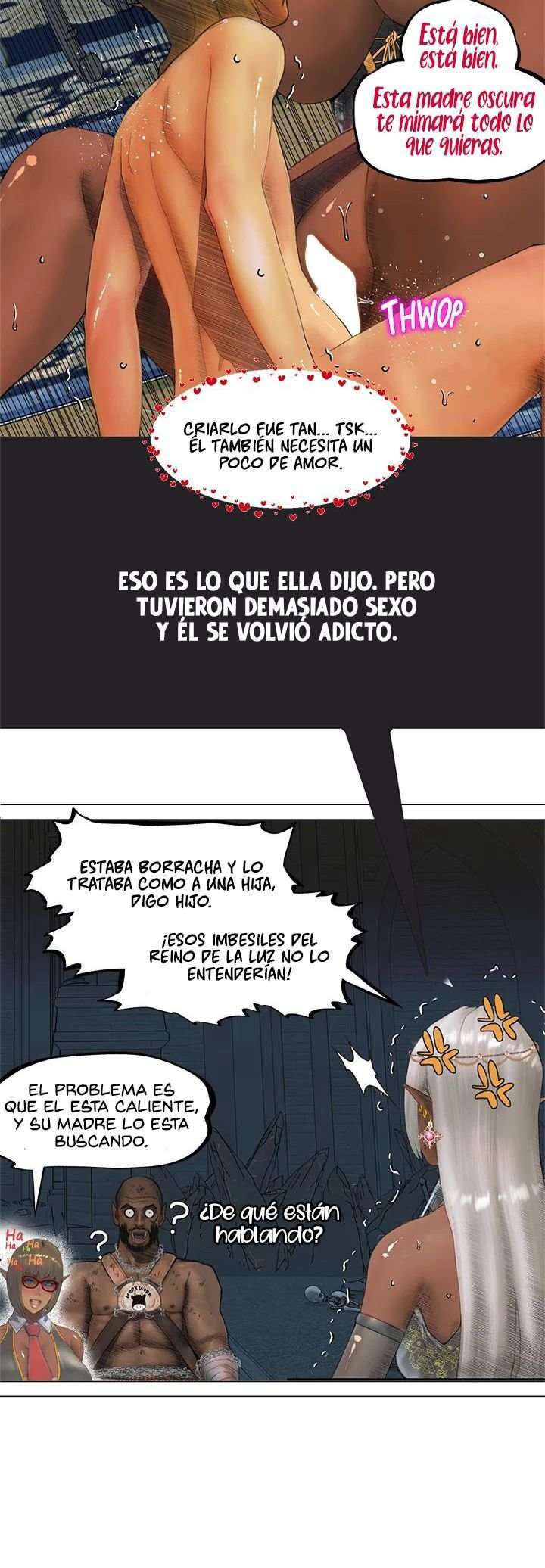 La Reina ELfa Oscura Y El Esclavo Orco Capitulo 1 página 12