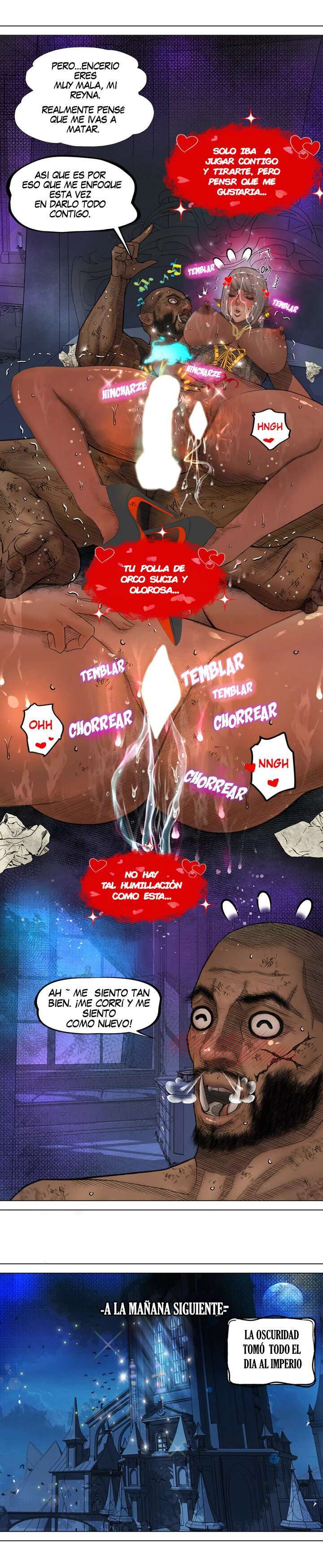 La Reina ELfa Oscura Y El Esclavo Orco Capitulo 2 página 13