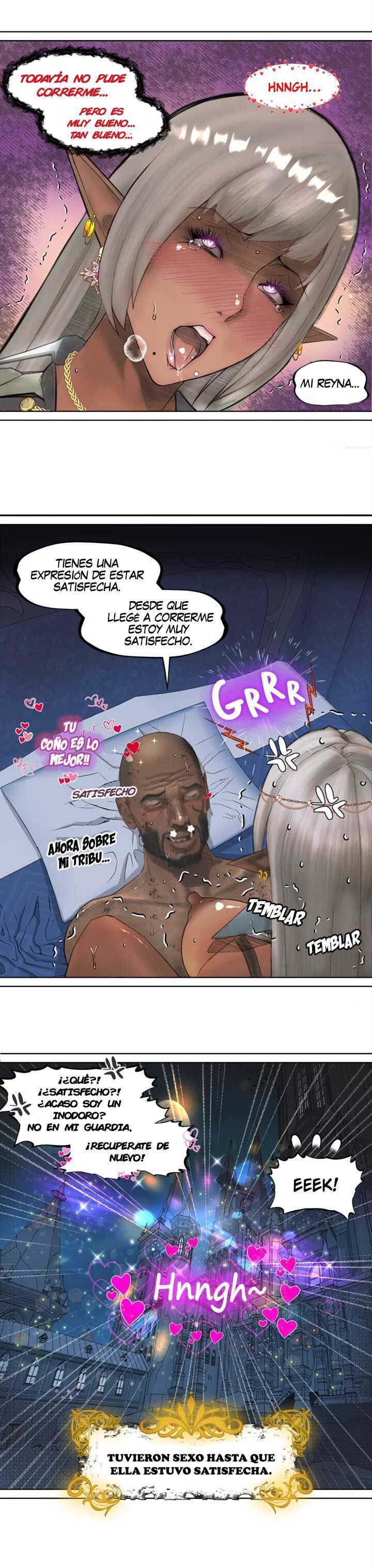 La Reina ELfa Oscura Y El Esclavo Orco Capitulo 2 página 7
