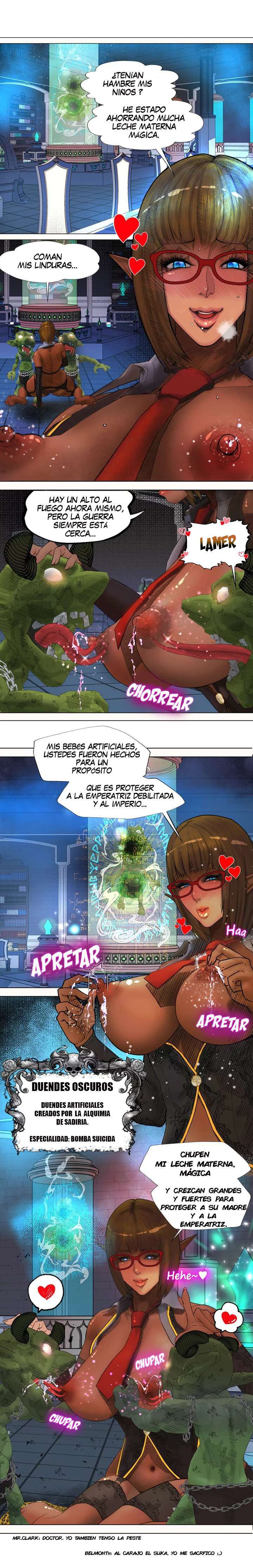 La Reina ELfa Oscura Y El Esclavo Orco Capitulo 3 página 15