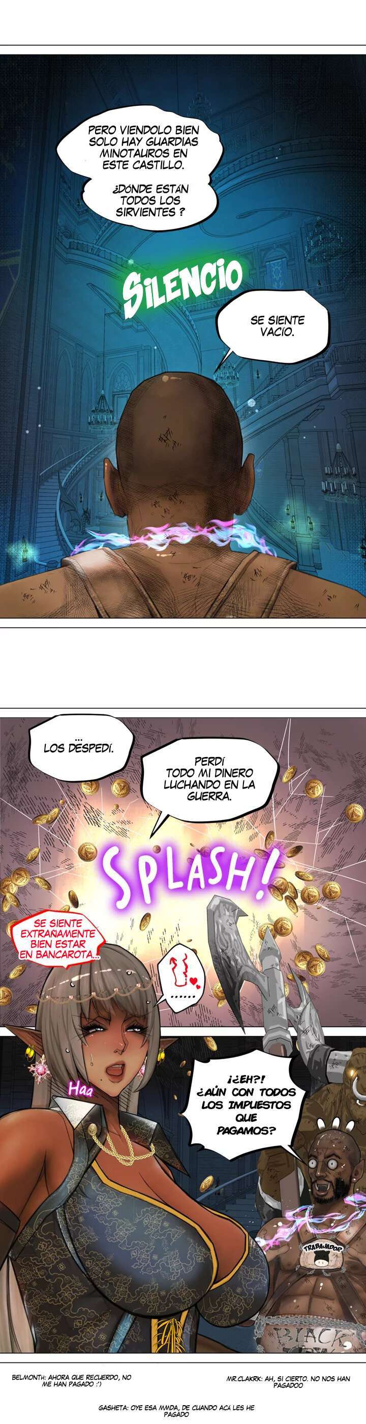 La Reina ELfa Oscura Y El Esclavo Orco Capitulo 3 página 3