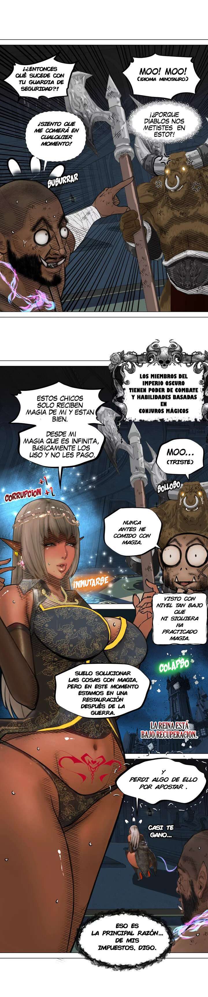 La Reina ELfa Oscura Y El Esclavo Orco Capitulo 3 página 4
