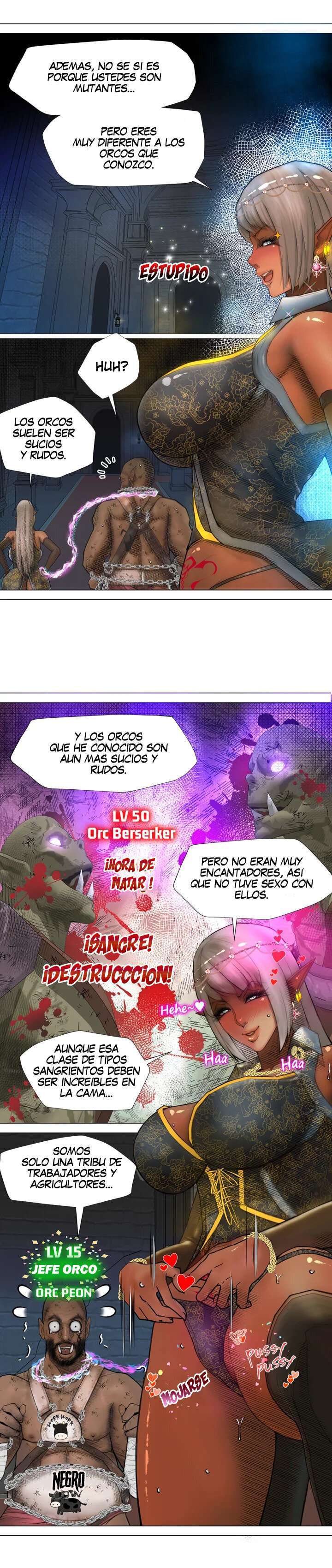 La Reina ELfa Oscura Y El Esclavo Orco Capitulo 4 página 15