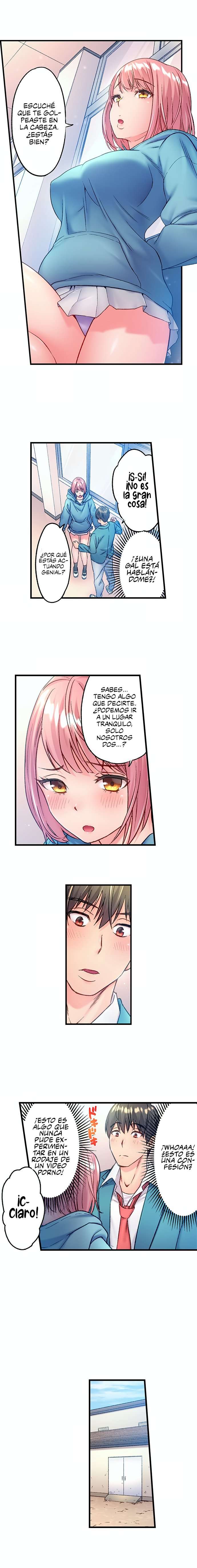 La estrella porno reencarnado en un chico acosado Capitulo 3 página 5