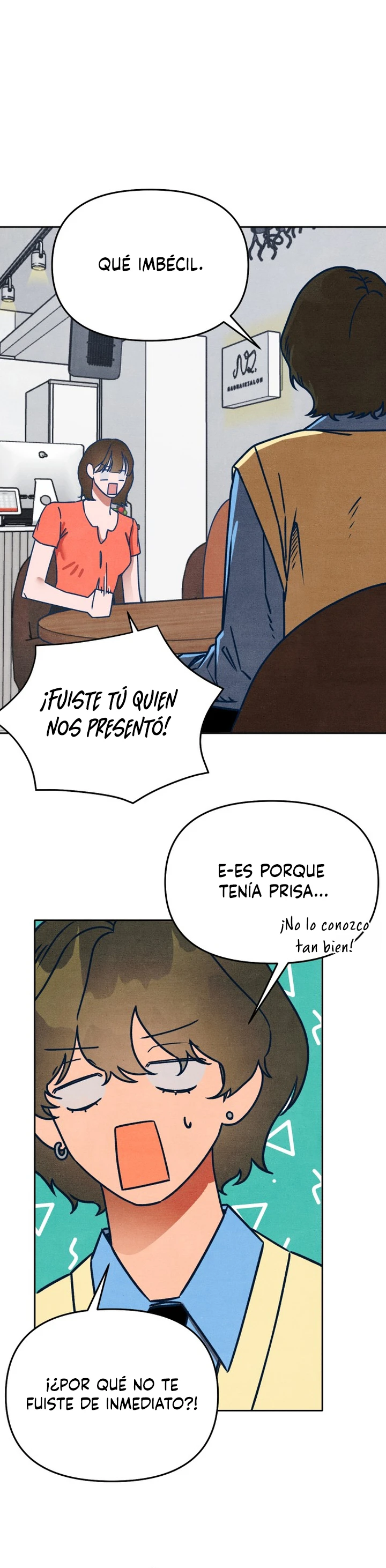 Cómo se llama ese mayor de cabello largo Capitulo 4 página 11