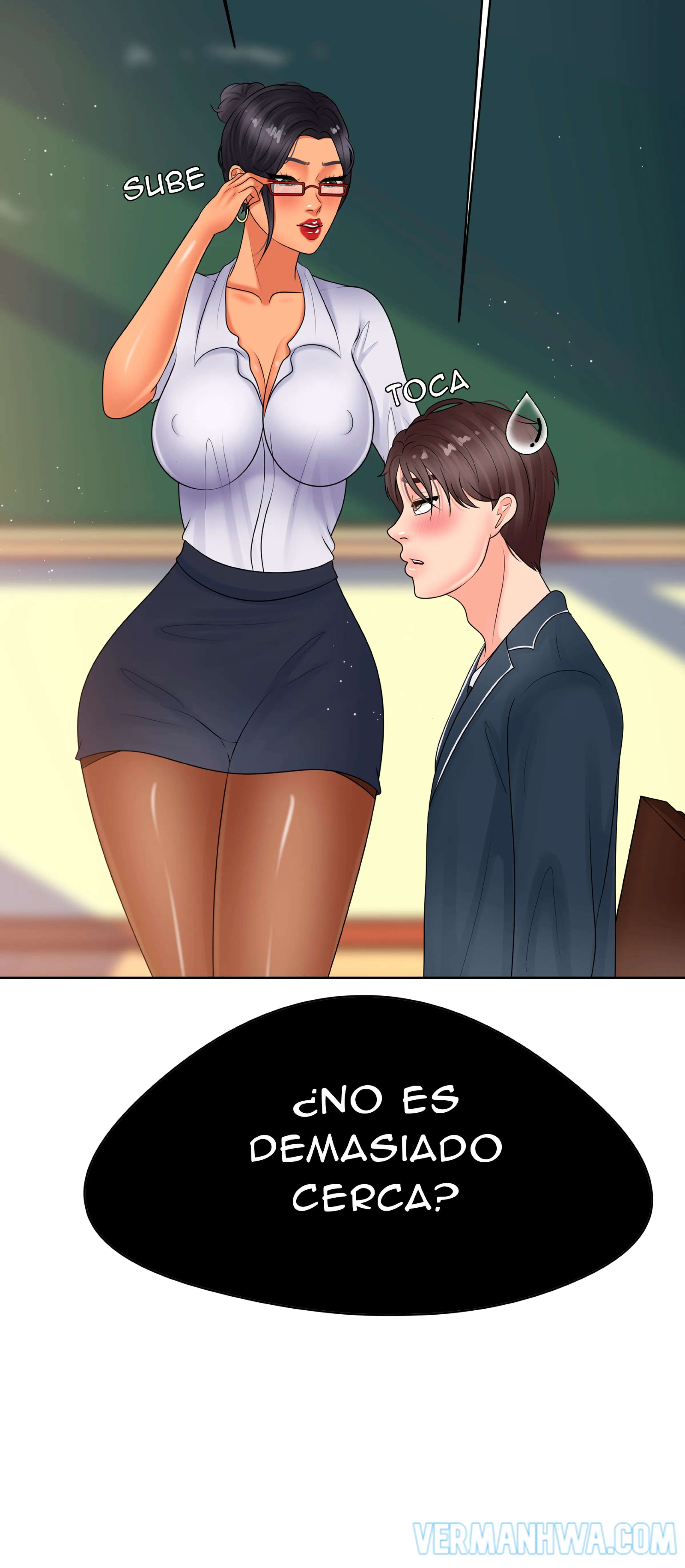 Ella me enseña mucho (Sin censura) Capitulo 2 página 55