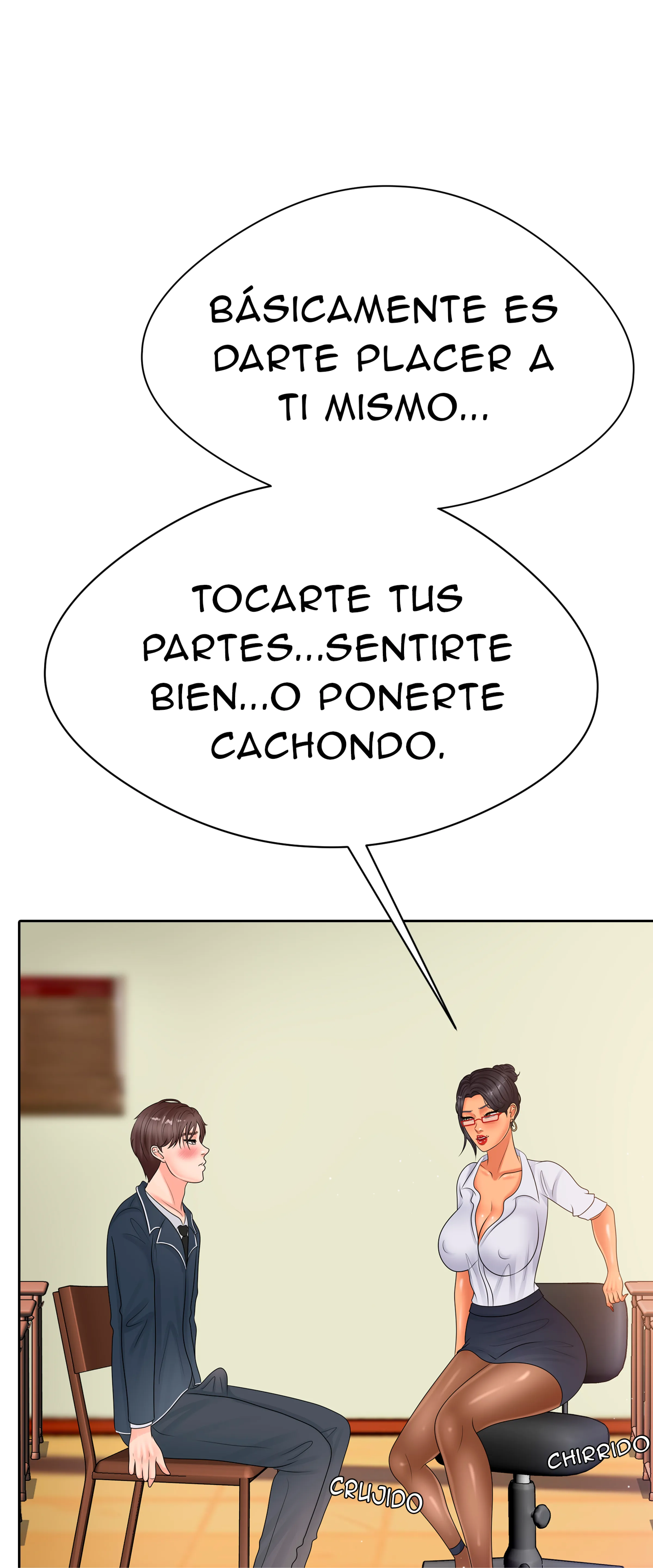 Ella me enseña mucho (Sin censura) Capitulo 3 página 43