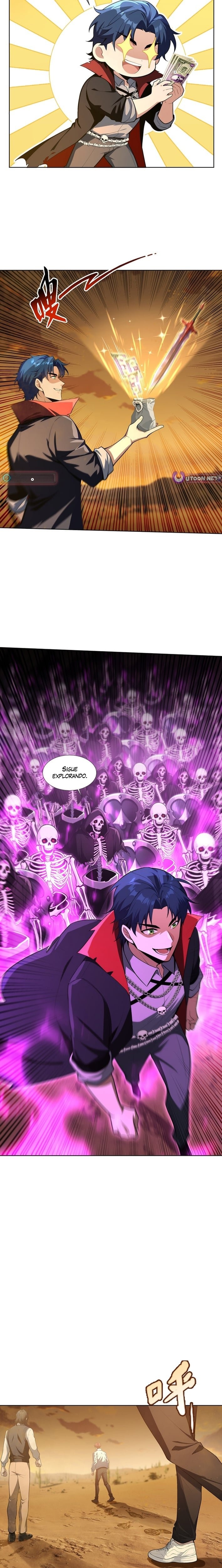 Catástrofe de los no muertos: Un mar de huesos a mi mando Capitulo 17 página 9