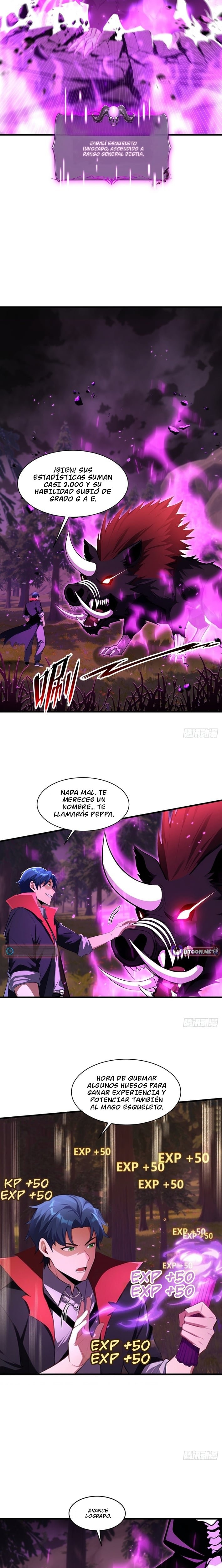 Catástrofe de los no muertos: Un mar de huesos a mi mando Capitulo 8 página 3