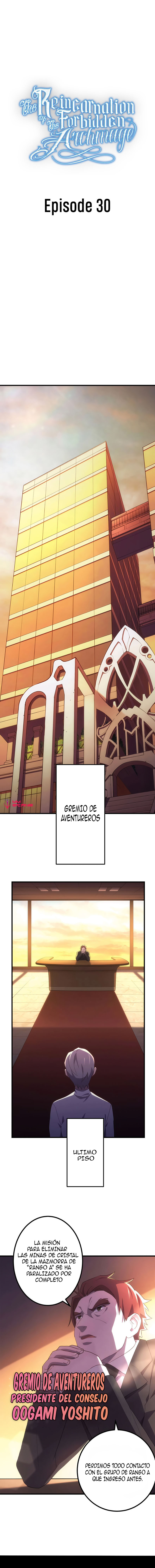 La reencarnación del archimago prohibido Capitulo 30 página 2