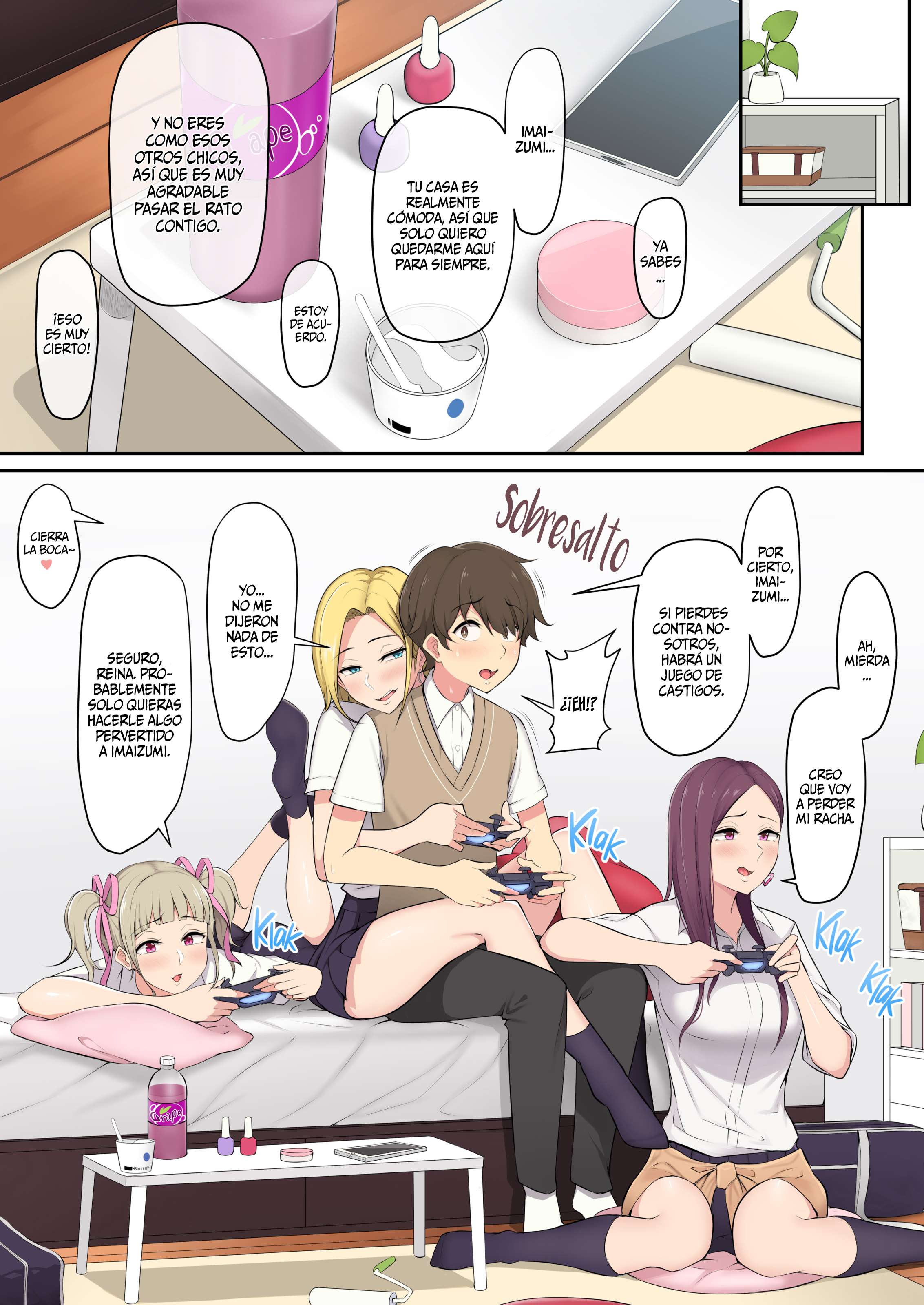 Imaizumin-chi wa Douyara Gal no Tamariba ni Natteru Rashii Capitulo 1 página 5