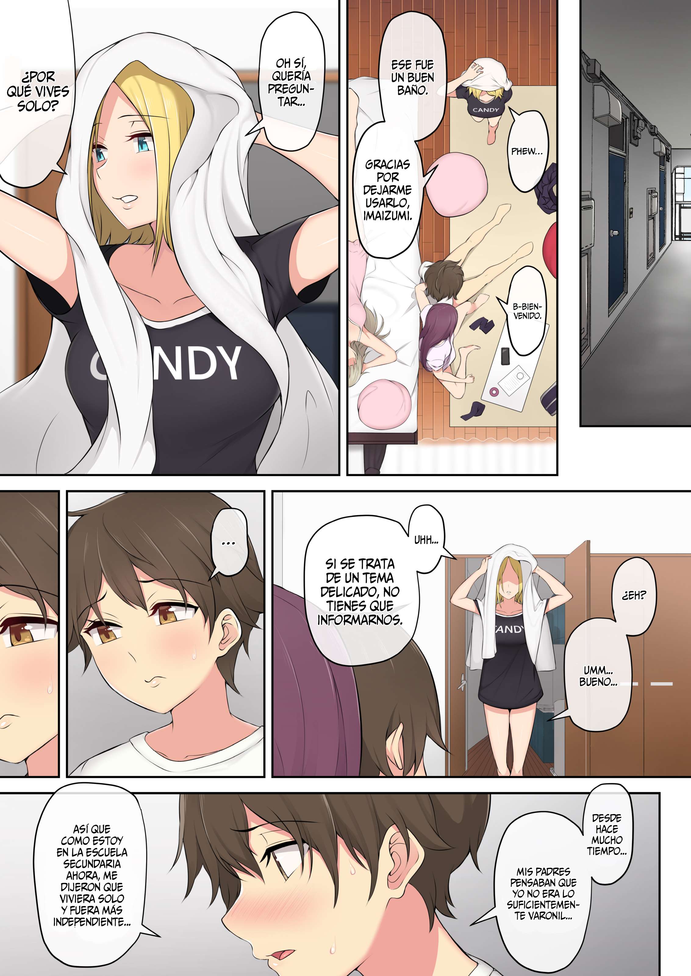 Imaizumin-chi wa Douyara Gal no Tamariba ni Natteru Rashii Capitulo 1 página 50