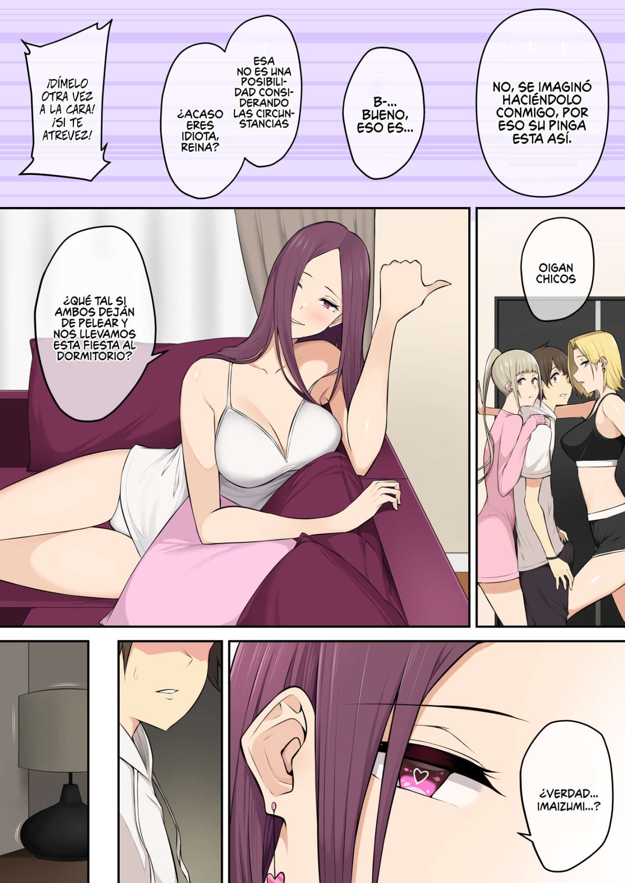 Imaizumin-chi wa Douyara Gal no Tamariba ni Natteru Rashii Capitulo 4 página 8