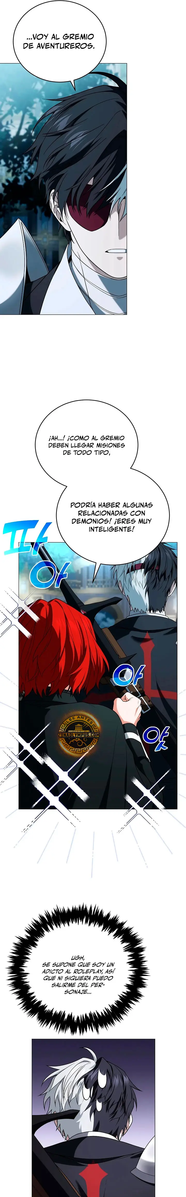 ¿Es malo que el personaje principal sea un roleplayer? Capitulo 15 página 13