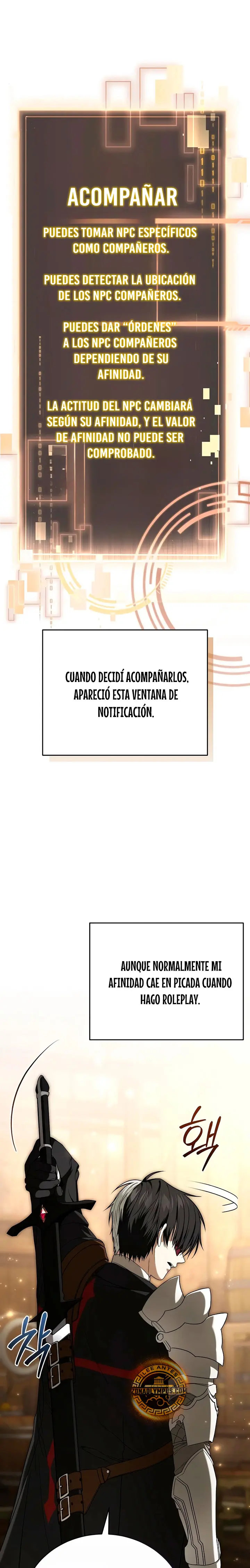 ¿Es malo que el personaje principal sea un roleplayer? Capitulo 11 página 8