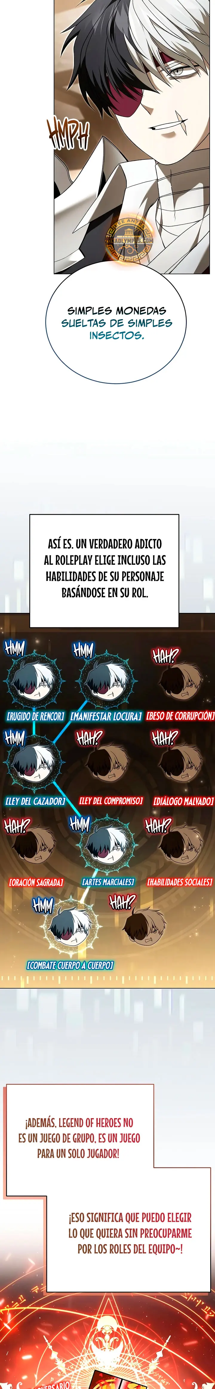 ¿Es malo que el personaje principal sea un roleplayer? Capitulo 3 página 15