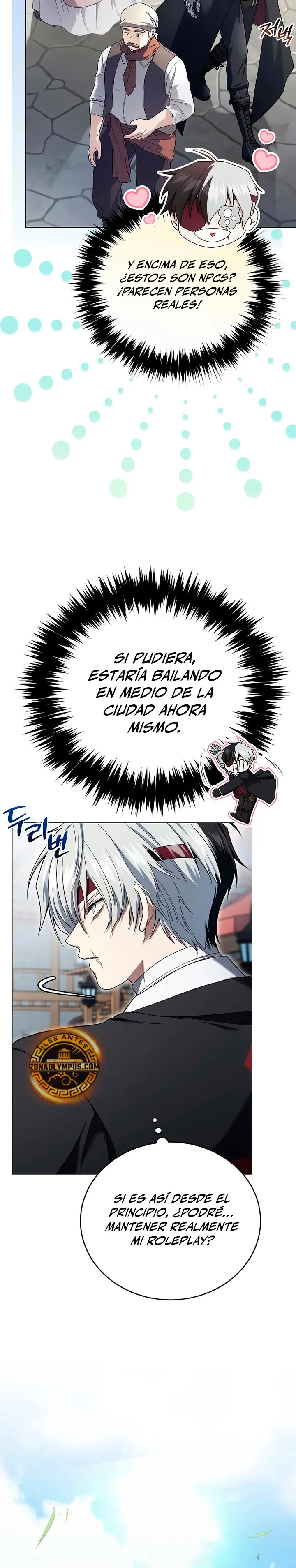 ¿Es malo que el personaje principal sea un roleplayer? Capitulo 1 página 35