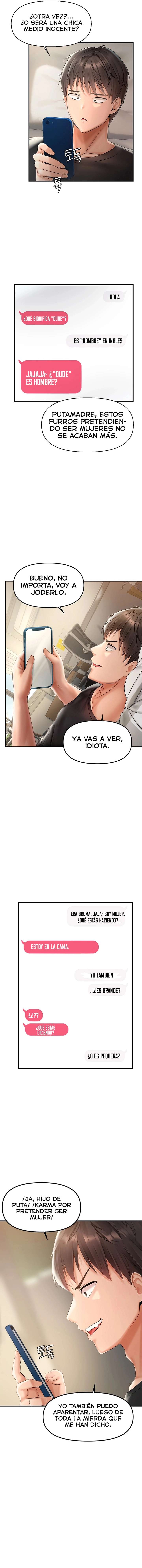 Adiestrando a la Líder Rebelde en el Chat Aleatorio Capitulo 1 página 10