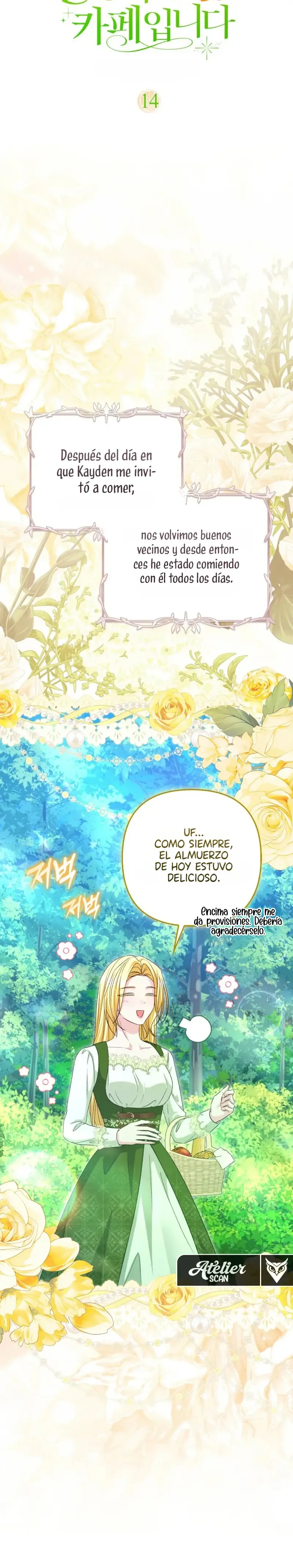Bienvenidos al Café de la Sucesora del Gremio Oscuro Capitulo 14 página 14