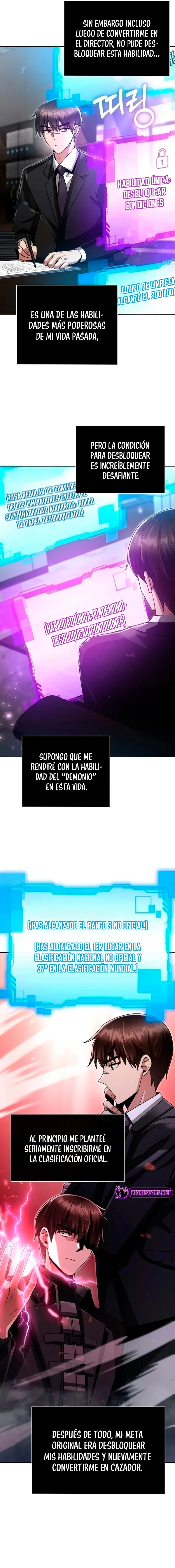 Vida inteligente de limpieza del cazador genio retornado Capitulo 45 página 17