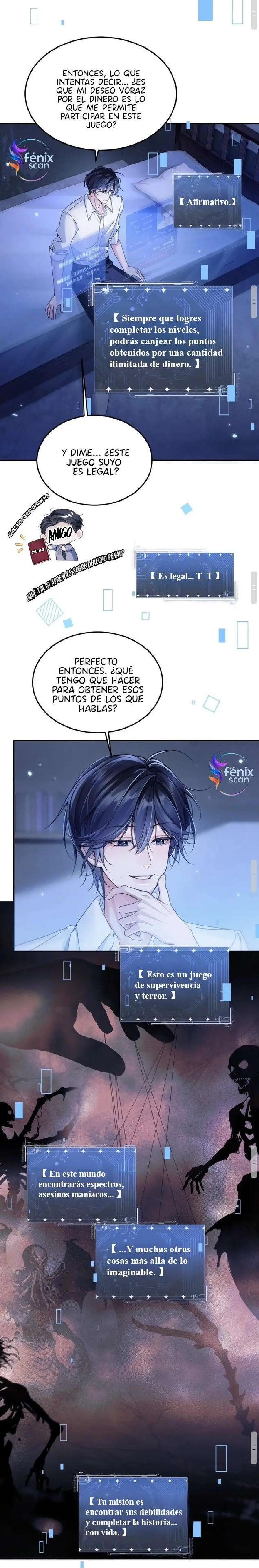 Me Convertí en un Dios en un Juego de Terror Capitulo 1 página 9