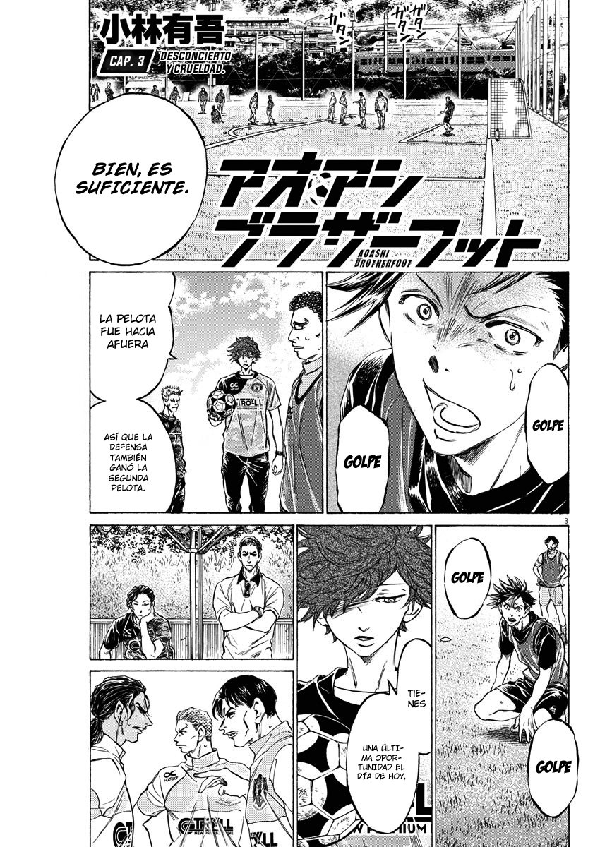 Ao Ashi: Brotherfoot Capitulo 3 página 4