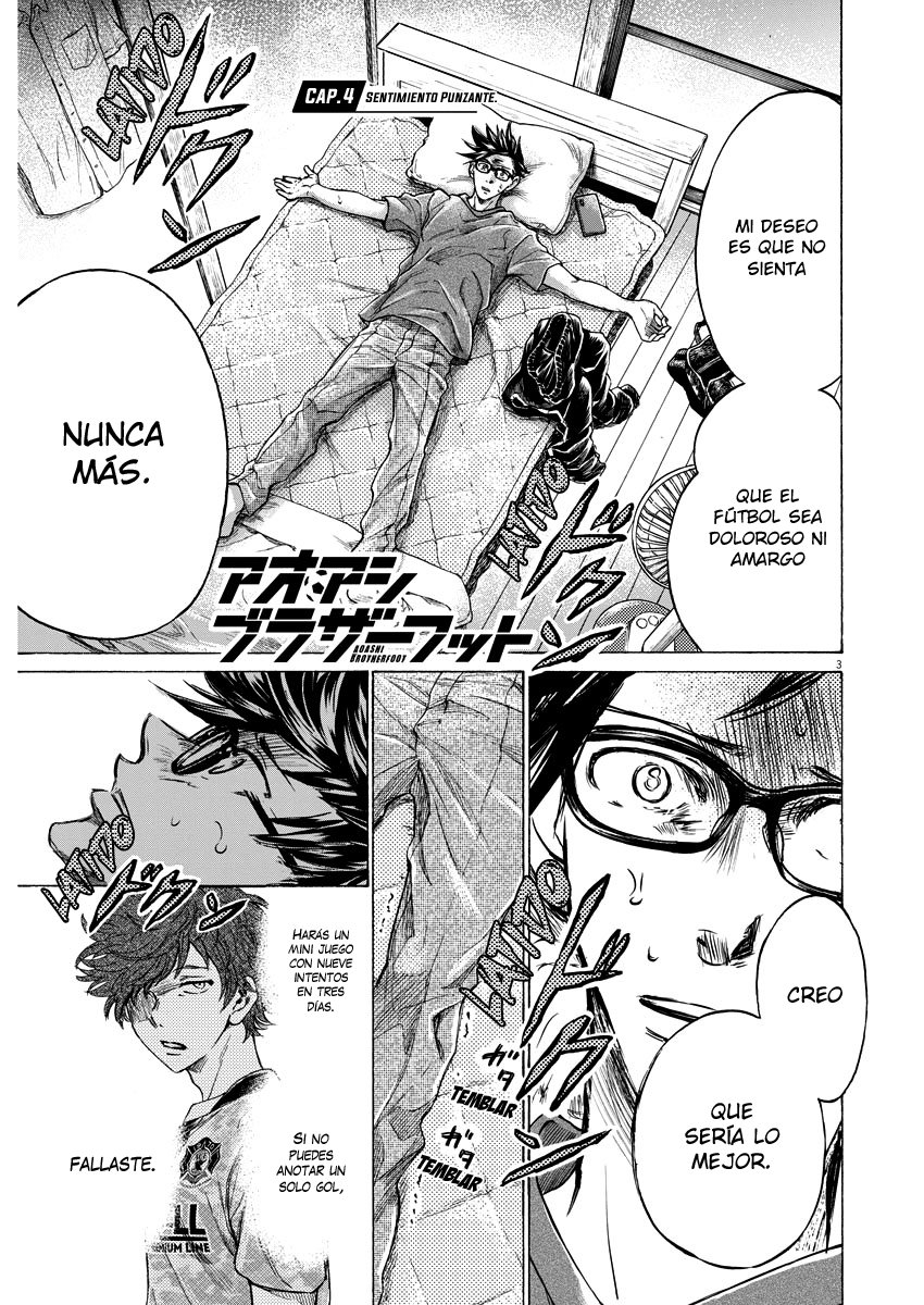 Ao Ashi: Brotherfoot Capitulo 4 página 4