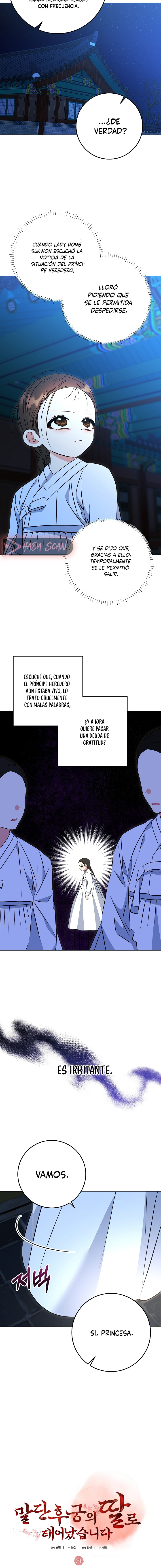 Nací como la hija de una humilde concubina Capitulo 31 página 9