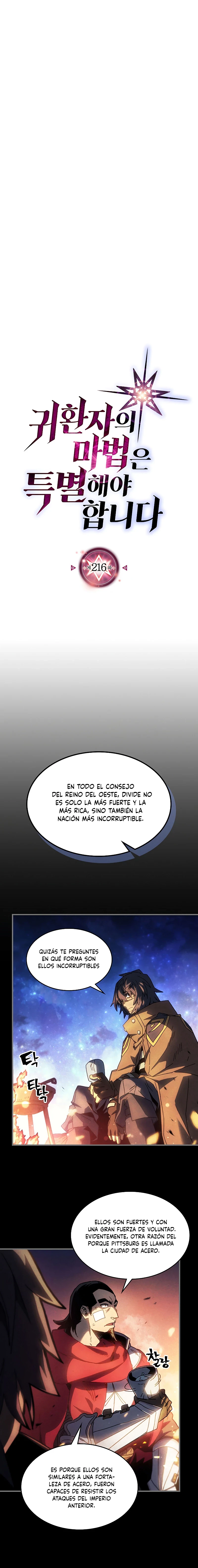 La Magia De Un Retornado Debe Ser Especial Capitulo 216 página 3