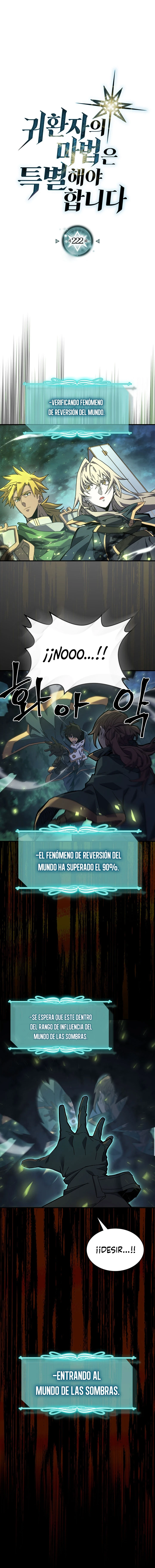 La Magia De Un Retornado Debe Ser Especial Capitulo 222 página 2