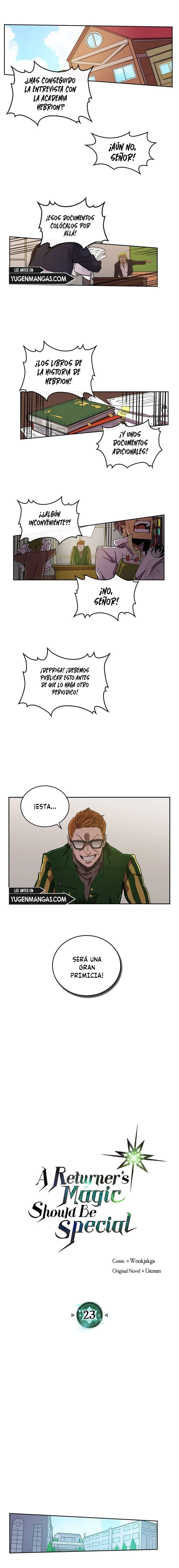 La Magia De Un Retornado Debe Ser Especial Capitulo 23 página 4