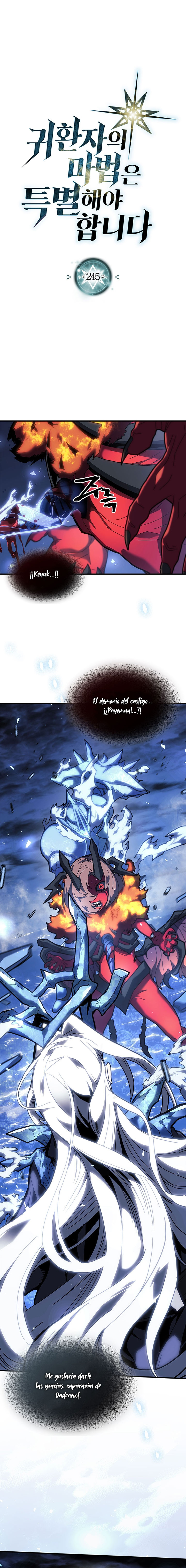 La Magia De Un Retornado Debe Ser Especial Capitulo 245 página 3