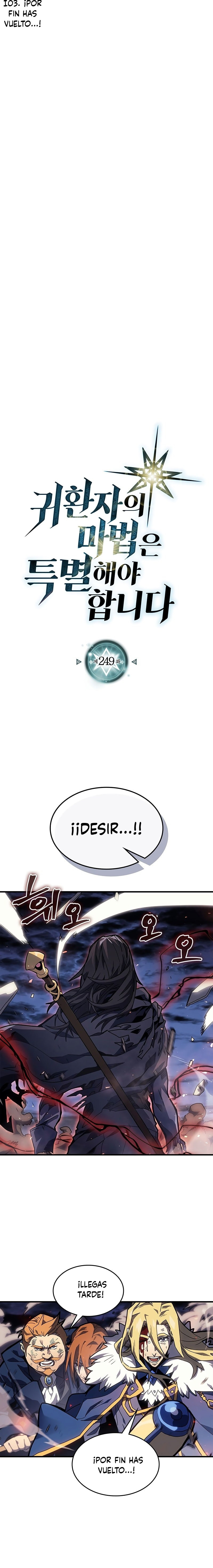 La Magia De Un Retornado Debe Ser Especial Capitulo 249 página 2