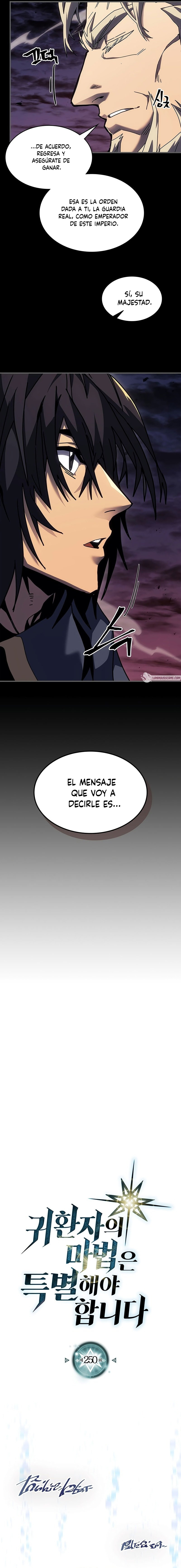 La Magia De Un Retornado Debe Ser Especial Capitulo 250 página 5