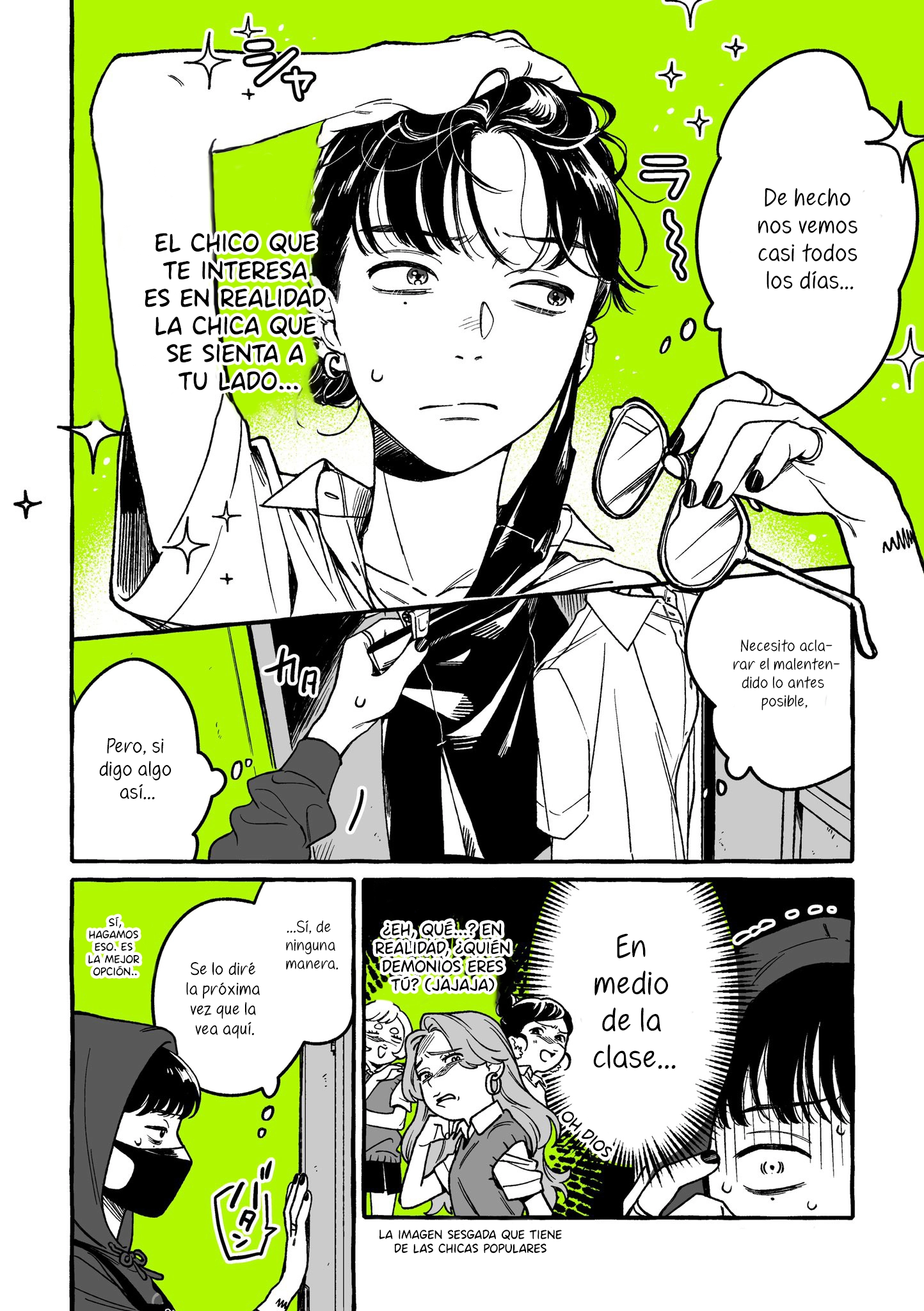 Me gusta alguien... Pero no es un chico Capitulo 2 página 4