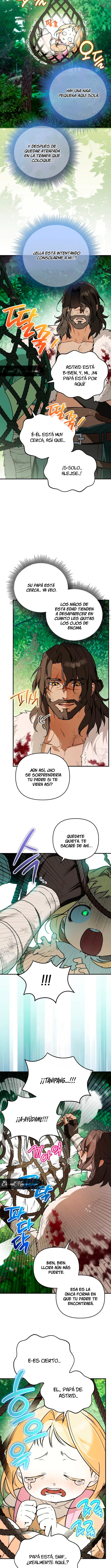 La niña poderosa oculta busca a su papá. Capitulo 3 página 3