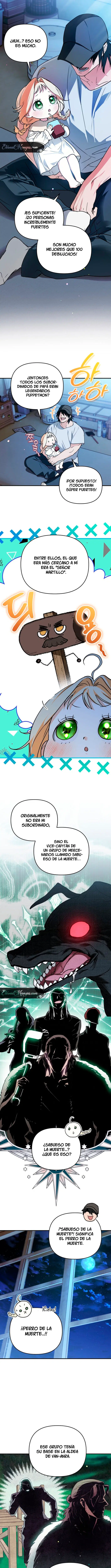 La niña poderosa oculta busca a su papá. Capitulo 4 página 9