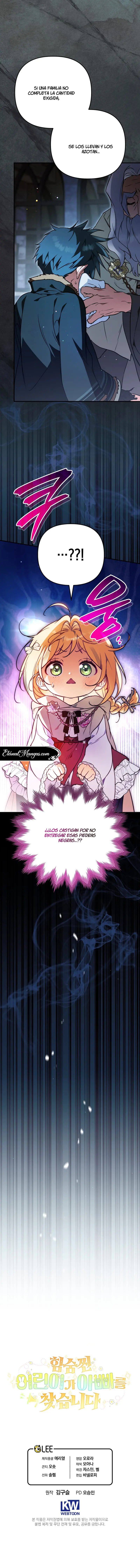 La niña poderosa oculta busca a su papá. Capitulo 45 página 19