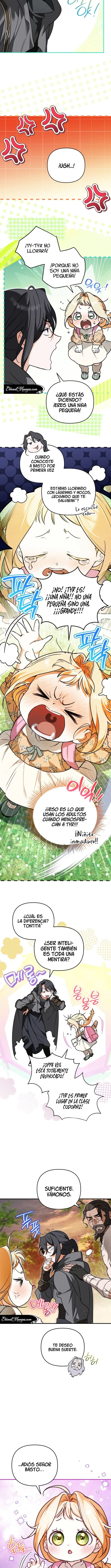 La niña poderosa oculta busca a su papá. Capitulo 7 página 4
